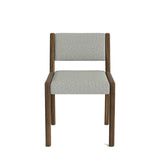 Jasmi Dining Chair in Natural Latex - Recycled Polyester Dining Chairs Medley Walnut Poplar Bouclé Bayberry Short Back