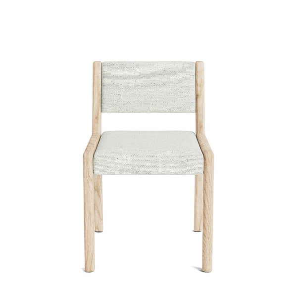 Jasmi Dining Chair in Natural Latex - Recycled Polyester Dining Chairs Medley White Oak Alpine Oyster Short Back