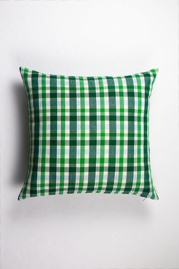 Josefina Plaid Square Pillow Throw Pillows Archive New York 