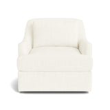 Kaydan Swivel Chair in Natural Latex - Cotton