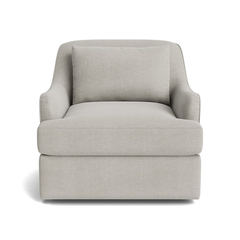 Kaydan Swivel Chair in Natural Latex - Cotton