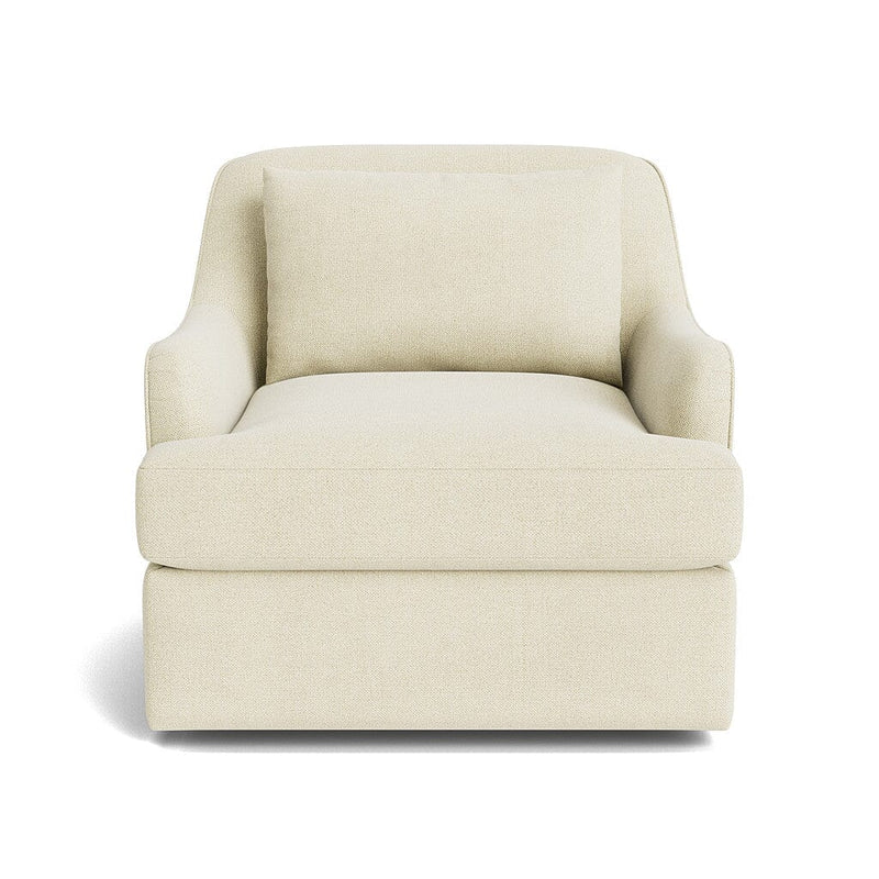 Kaydan Swivel Chair in Natural Latex - Cotton