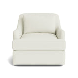 Kaydan Swivel Chair in Natural Latex - Leather