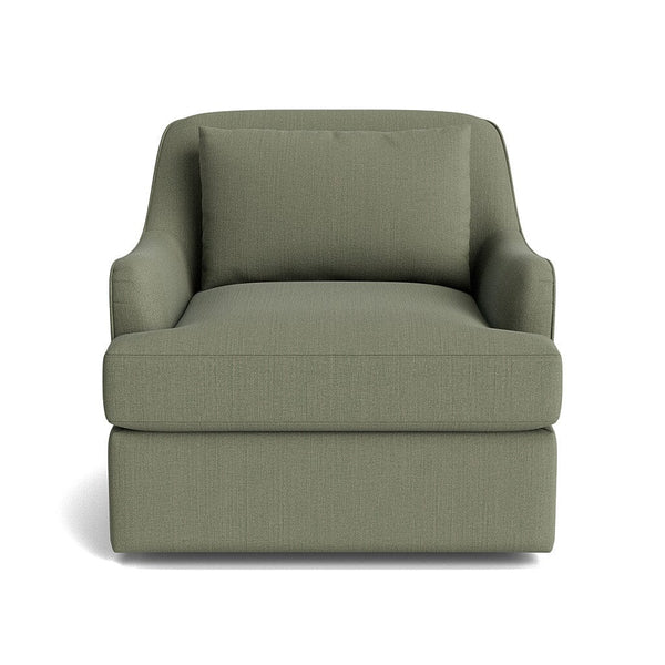 Kaydan Swivel Chair in Natural Latex - Linen