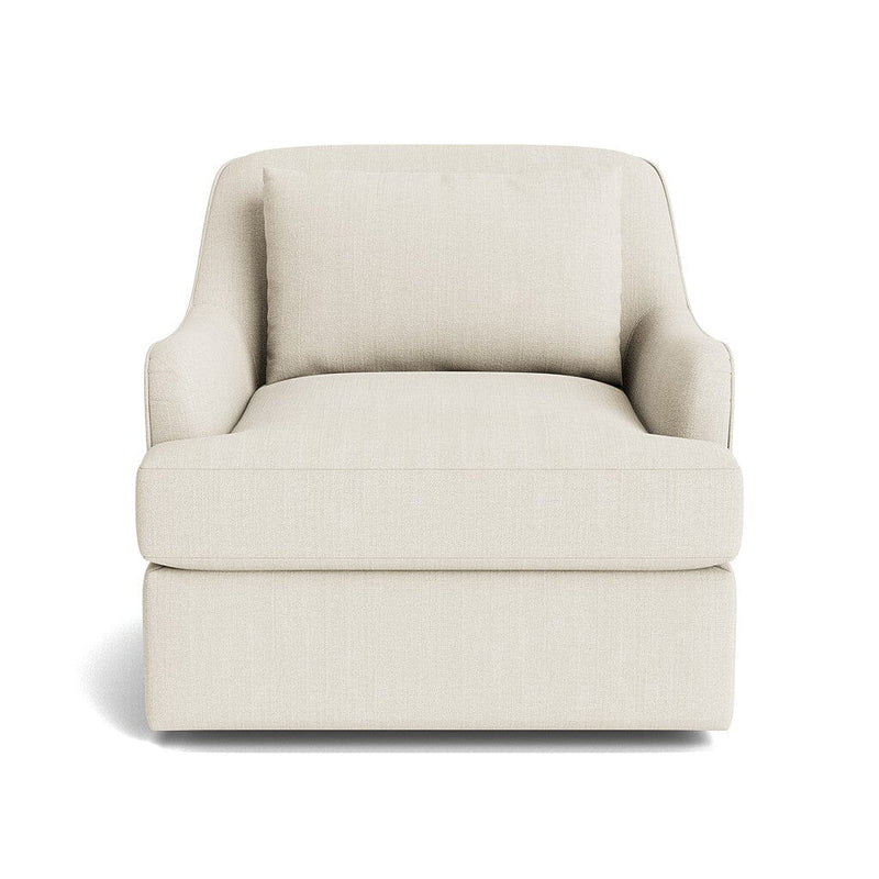 Kaydan Swivel Chair in Natural Latex - Linen