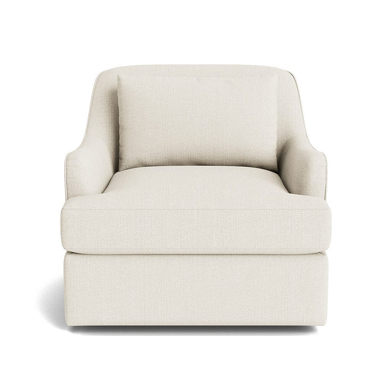 Kaydan Swivel Chair in Natural Latex - Linen