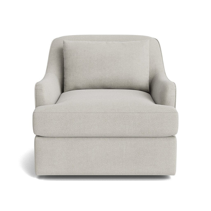 Kaydan Swivel Chair in Natural Latex - Linen