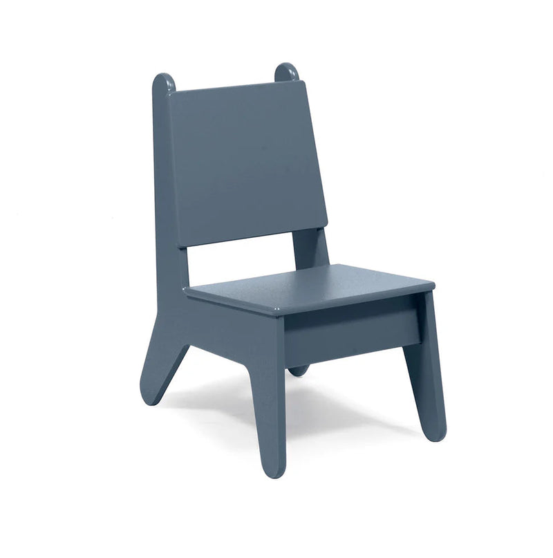 Kids Recycled Outdoor BBO2 Chair Outdoor Seating Loll Designs Ash Blue 