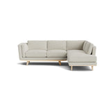 Kirnik Bumper Sectional in Natural Latex - Cotton