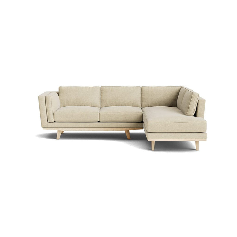 Kirnik Bumper Sectional in Natural Latex - Cotton