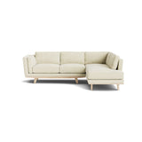 Kirnik Bumper Sectional in Natural Latex - Cotton