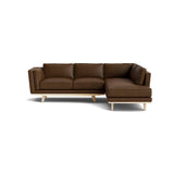 Kirnik Bumper Sectional in Natural Latex - Leather