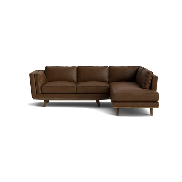 Kirnik Bumper Sectional in Natural Latex - Leather