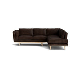 Kirnik Bumper Sectional in Natural Latex - Leather