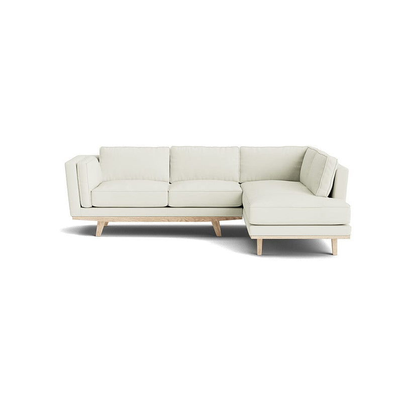 Kirnik Bumper Sectional in Natural Latex - Leather