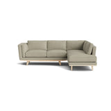 Kirnik Bumper Sectional in Natural Latex - Leather