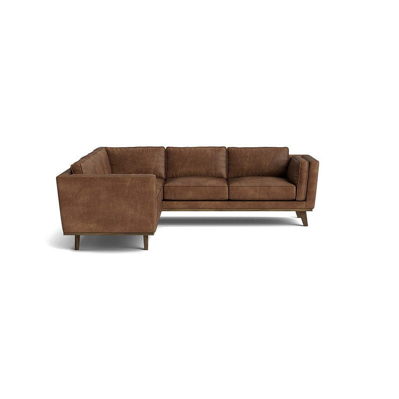 Kirnik Corner Sectional in Natural Latex - Leather