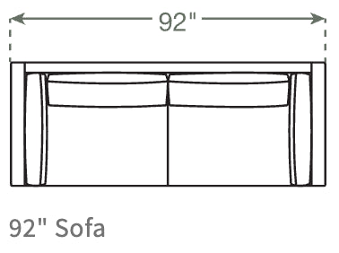 Kirnik Sofa in Natural Latex - Recycled Polyester