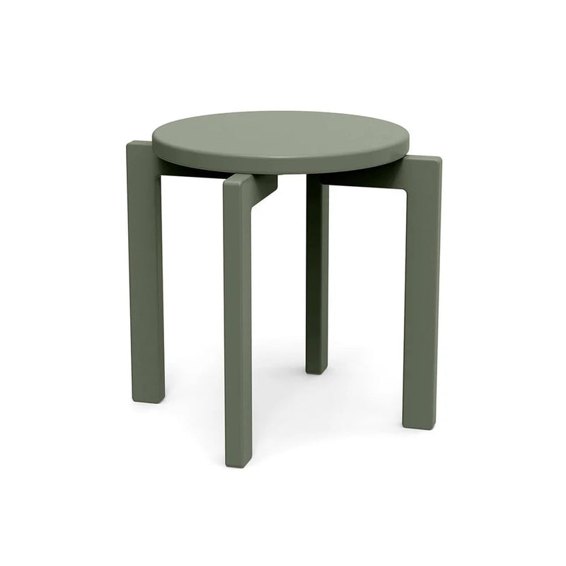 L4 Recycled Outdoor Stacking Stool Outdoor Stools Loll Designs Sage 