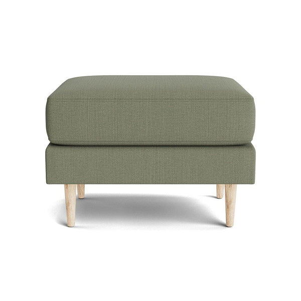 Lala Ottoman in Natural Latex - Linen