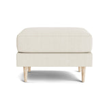 Lala Ottoman in Natural Latex - Linen