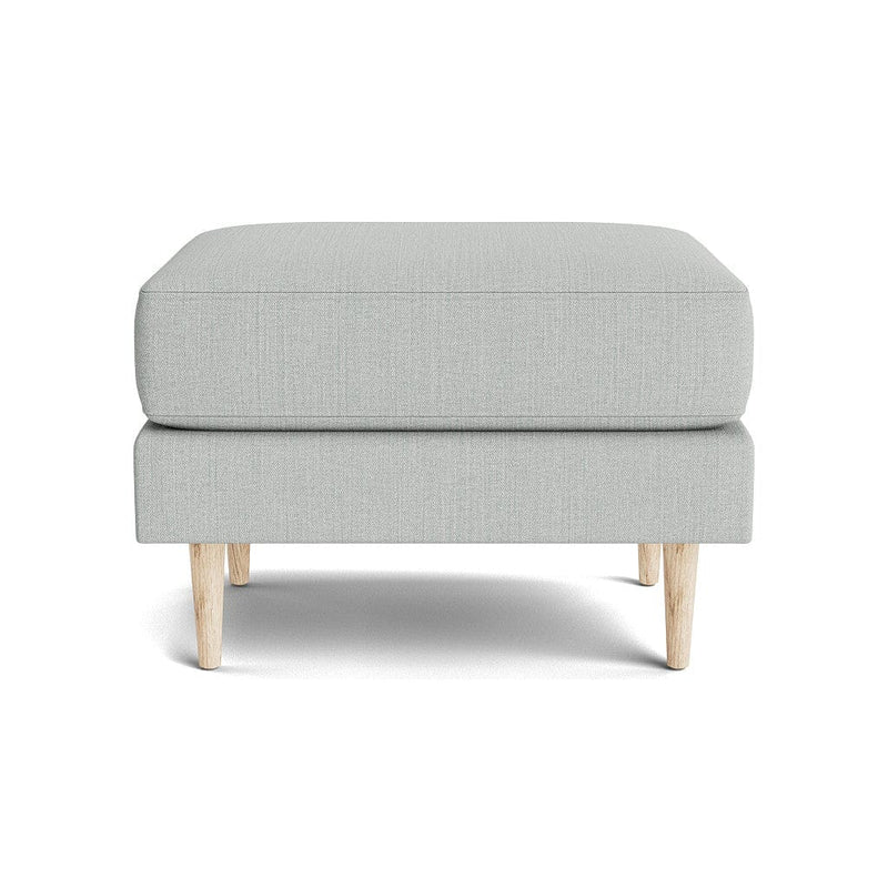 Lala Ottoman in Natural Latex - Linen