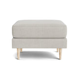 Lala Ottoman in Natural Latex - Linen