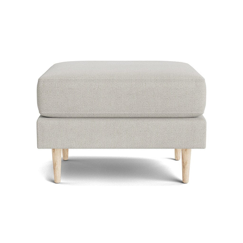 Lala Ottoman in Natural Latex - Linen