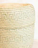 Large Oaxacan Woven Lidded Basket