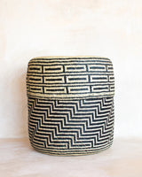 Large Oaxacan Woven Lidded Basket