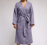 Smooth Lightweight Linen Robe