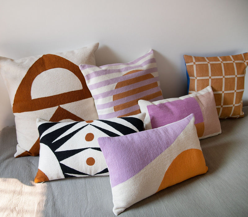 Leah Singh BARCELONA COLORBLOCK LUMBAR PILLOW Pillow Leah Singh 