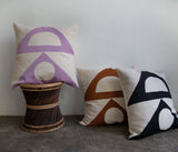 Leah Singh ZAZA SHAPES PILLOW - OCHRE Pillow Leah Singh 