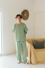 Men's Leo Linen Short Sleeve Pajama Set