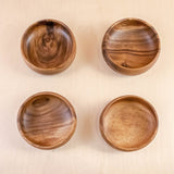 LIKHÂ Acacia Calabash Bowls, set of 1 large + 4 small bowls | LIKHÂ Bowls LIKHÂ 