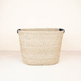 LIKHÂ Black Medium Oval Storage Basket - Weave Baskets | LIKHA Baskets LIKHÂ 