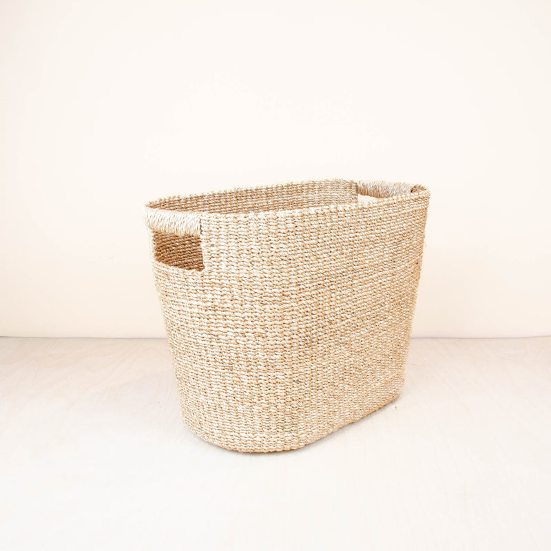 LIKHÂ Natural Medium Oval Basket - Abaca Baskets | LIKHA Baskets LIKHÂ 