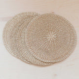 LIKHÂ Natural Placemats, set of 2 - Abaca Fiber | LIKHÂ Placemats LIKHÂ 