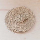 LIKHÂ Natural Placemats, set of 2 - Abaca Fiber | LIKHÂ Placemats LIKHÂ 