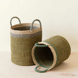 LIKHÂ Olive Baskets with Handle, set of 2 - Natural Baskets | LIKHÂ LIKHÂ 