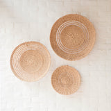 LIKHÂ Open Weave Wall Baskets, set of 3 - Woven Wall Baskets | LIKHÂ Wall Baskets LIKHÂ 