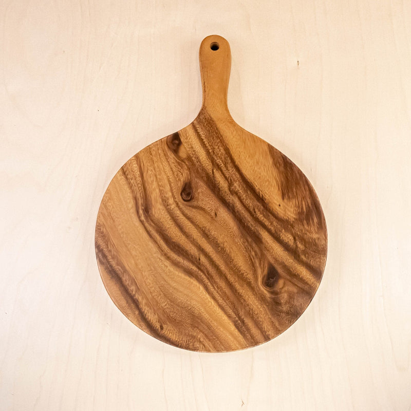 LIKHÂ Round Chopping Board with Handle - Acacia Wood | LIKHÂ Cutting Board LIKHÂ 