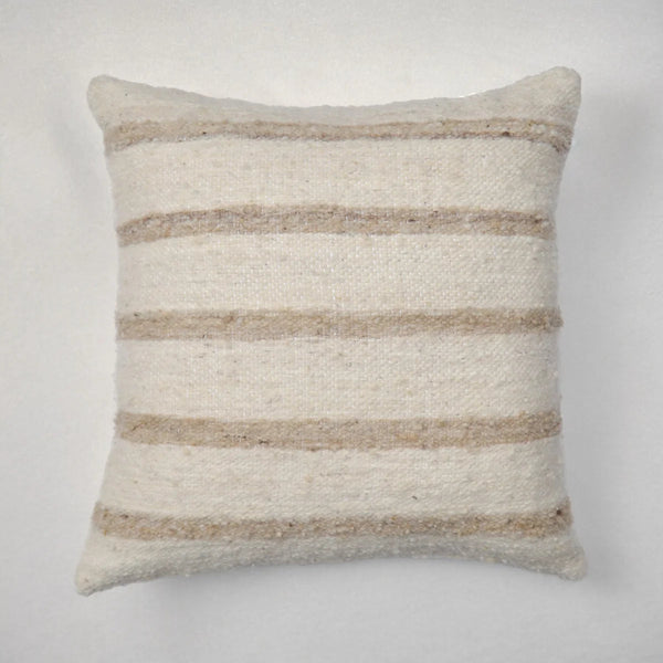 Linear Wool Pillow Cover Throw Pillows MESO Goods 