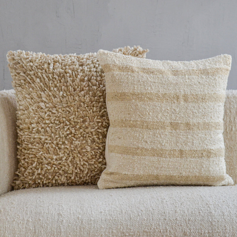 Linear Wool Pillow Cover Throw Pillows MESO Goods 