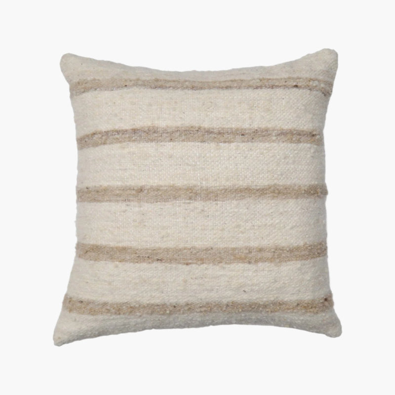 Linear Wool Pillow Cover Throw Pillows MESO Goods 