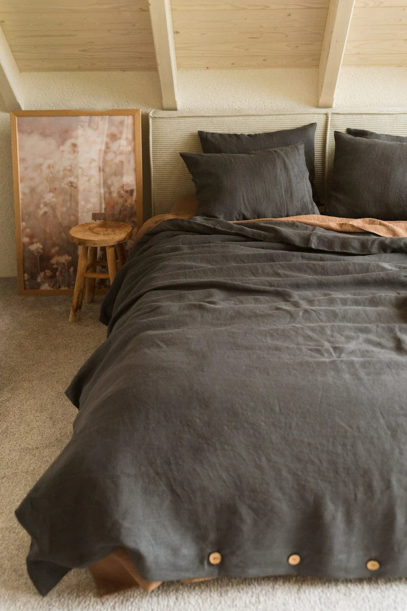 Linen Duvet Cover Bedding Set