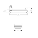 Platform One Recycled Outdoor Daybed with Table