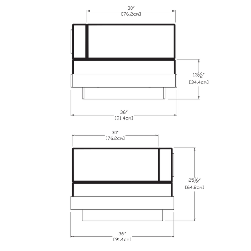 Platform One Recycled Outdoor Sectional Corner