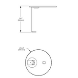 Platform One Recycled Outdoor Swivel Table