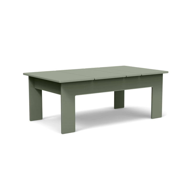 Lollygagger Recycled Outdoor Cocktail Table Outdoor Tables Loll Designs 32" x 18" Sage 